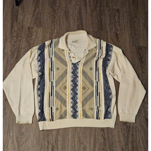 Vintage Arnold Palmer Pullover V Neck Knit Sweater - Picture 1 of 6